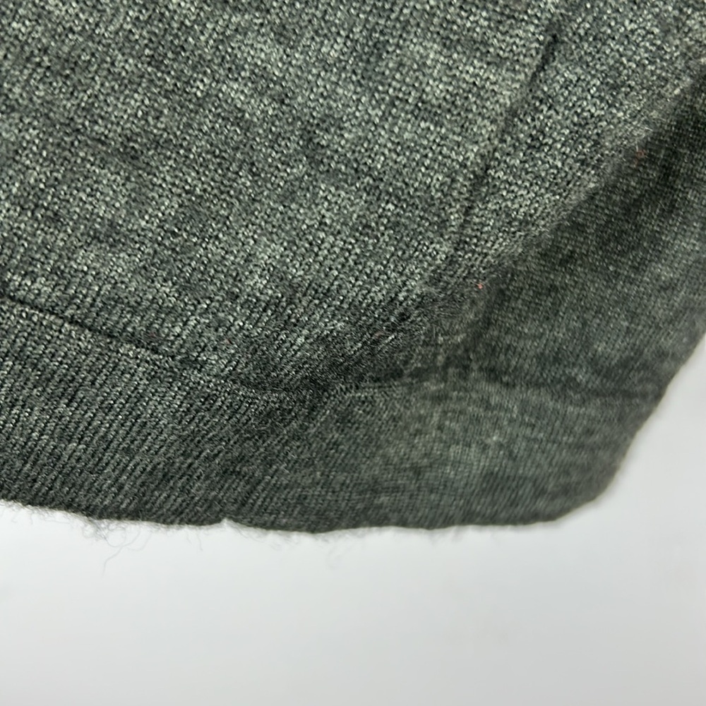 Britches Merino Wool Blend Crew Neck Long Sleeve Knit Sweater Medium Grey - Picture 9 of 11